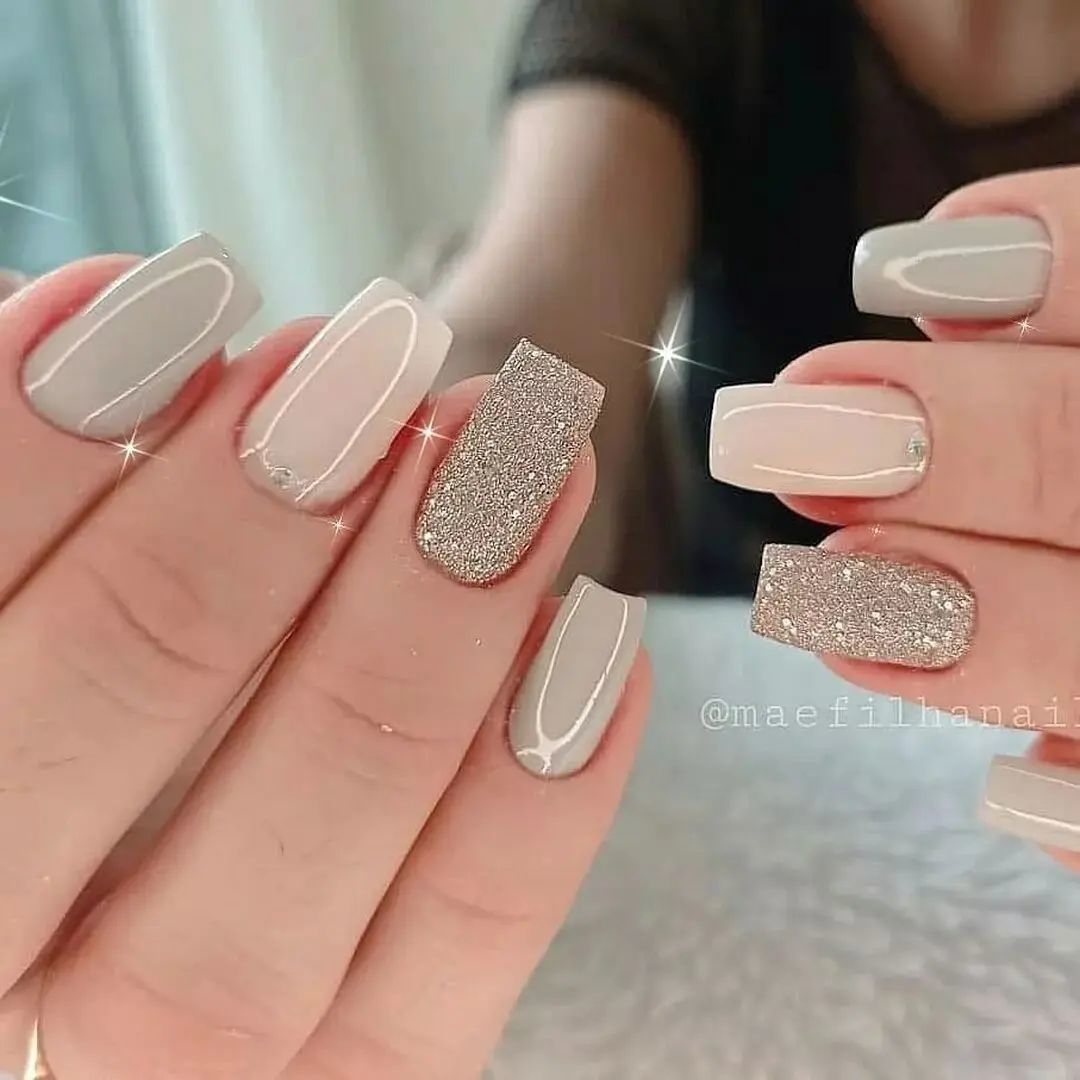 unhas decoradas ano novo