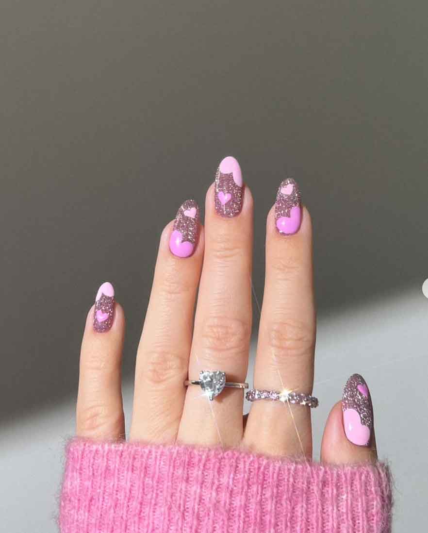 erros comuns ao fazer unhas de gel rosa em casa