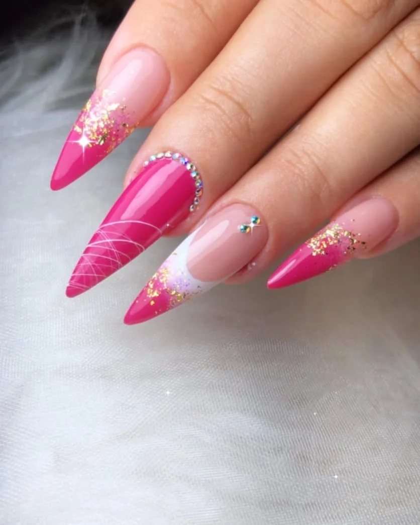 erros comuns ao fazer unhas de gel rosa em casa