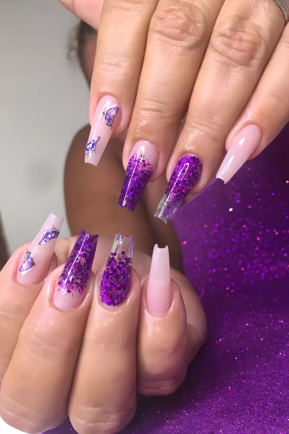 unhas de gel rosa vs unhas de acrílico rosa qual a melhor