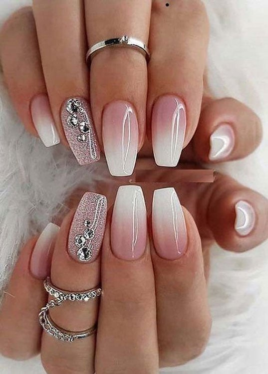 unhas decoradas em gel