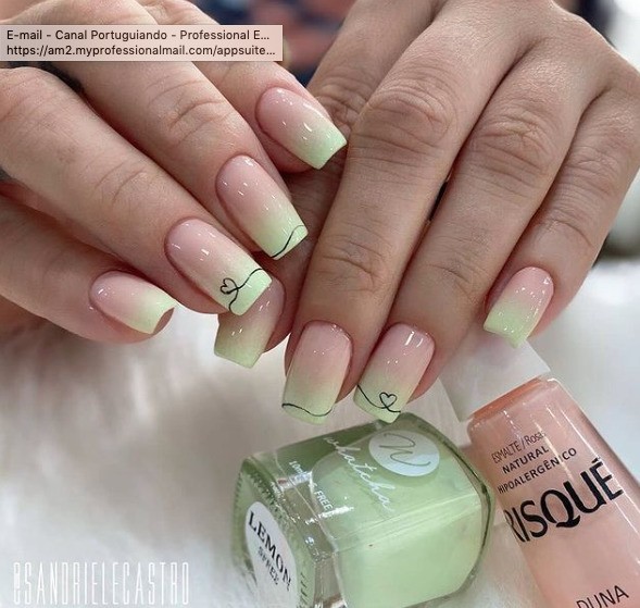 unhas decoradas natural