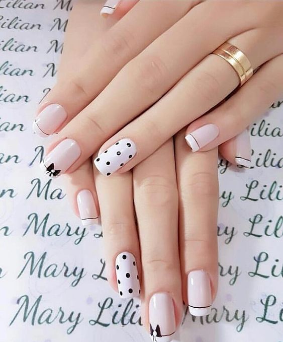 unhas delicadas e elegantes