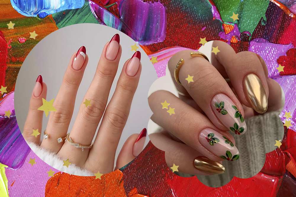 unhas decoradas oval vs quadrada qual escolher