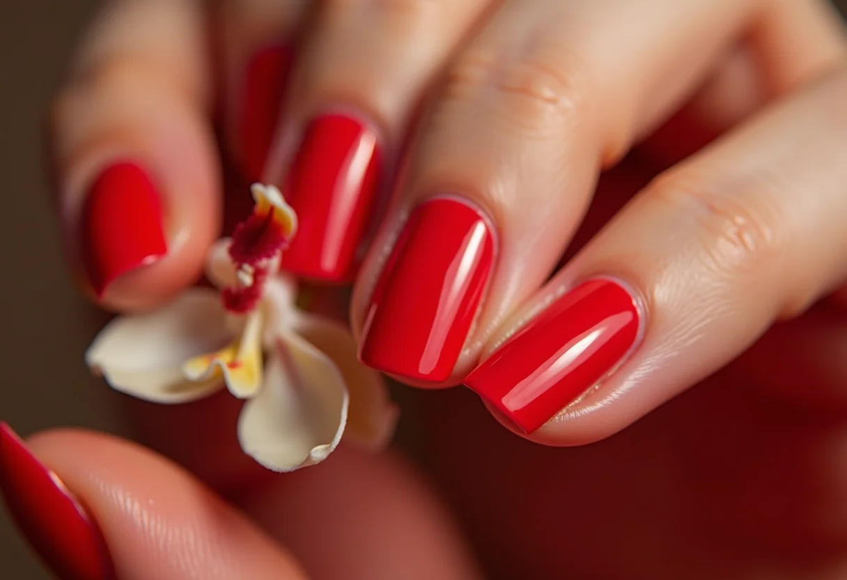 unhas encapsuladas vermelhas vs unhas em gel