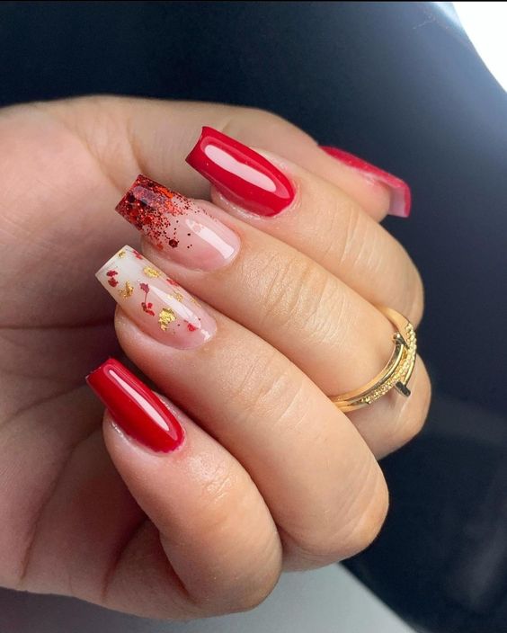 unhas encapsuladas vermelhas vs unhas em gel