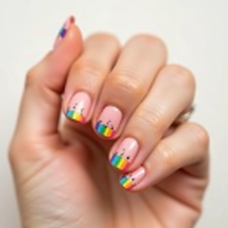 cores unhas festa junina