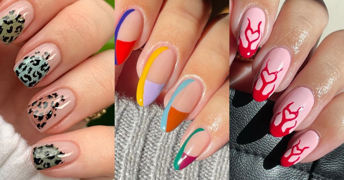 ideias de unhas normais pintadas simples e bonitas