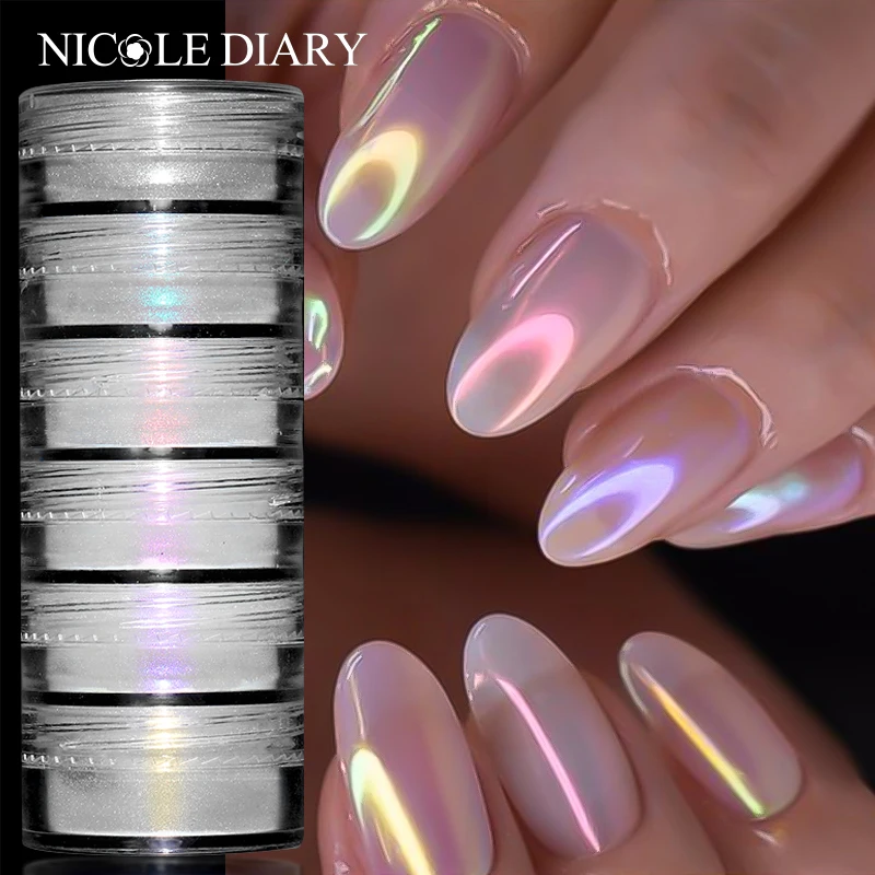 unhas francesinha cromada