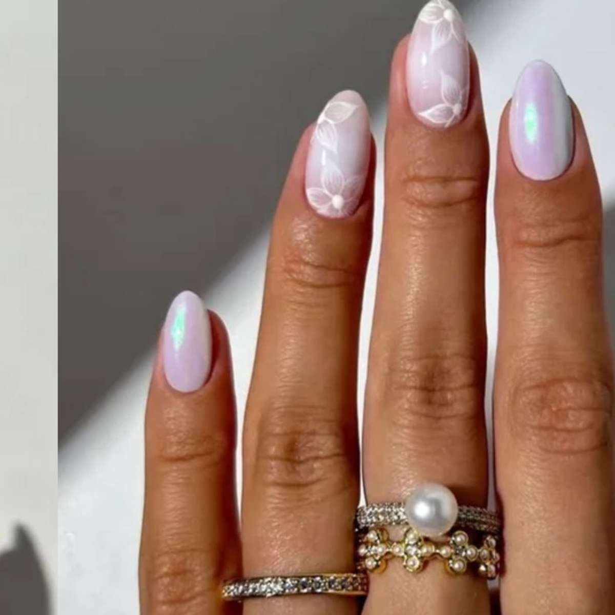 nail art cromada