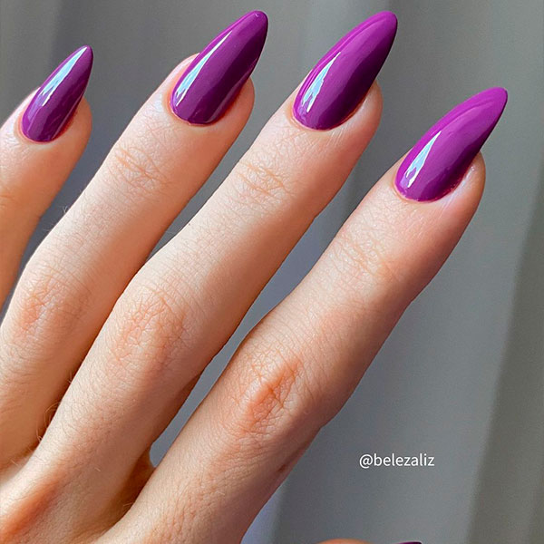 unhas roxo