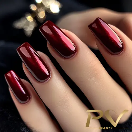 unhas vinho