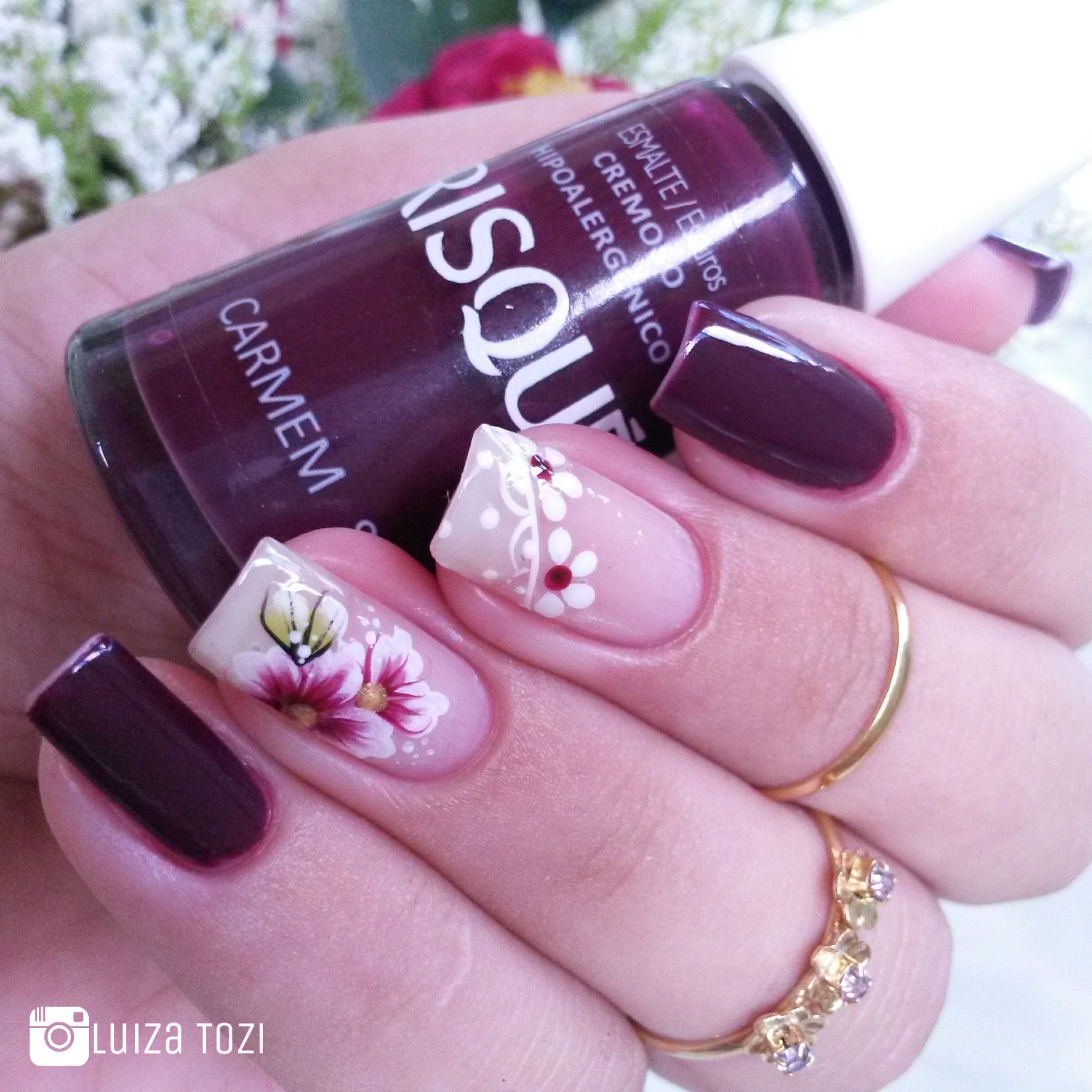 melhor esmalte vinho para pele negra