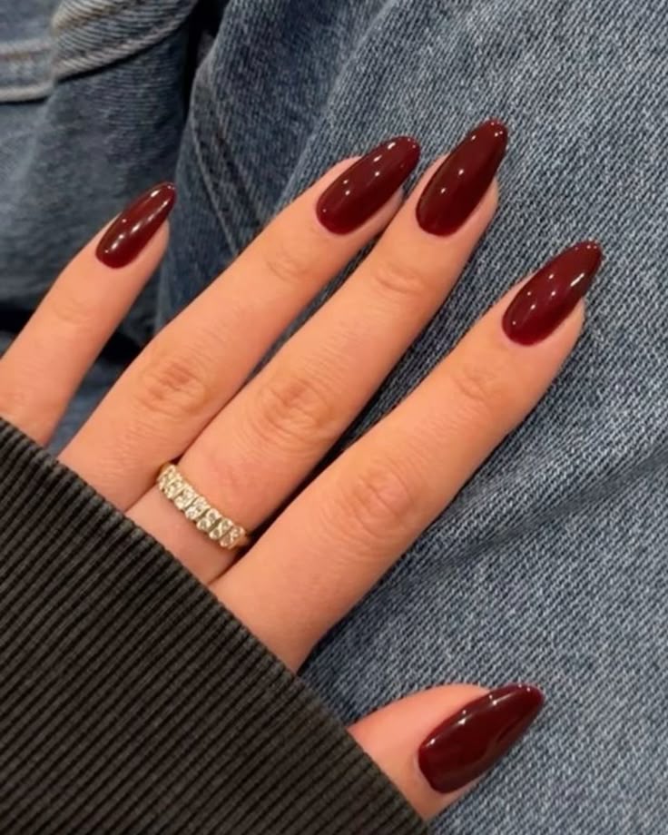 unhas vinho