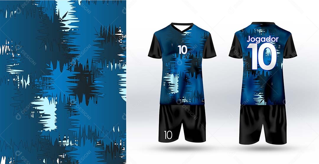 erros comuns ao escolher uniforme de futebol azul e preto
