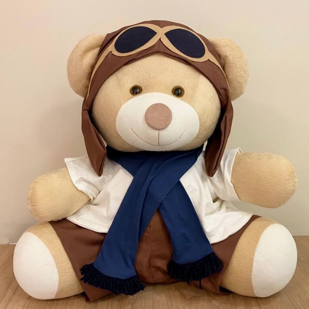 Decoração quarto bebê urso aviador