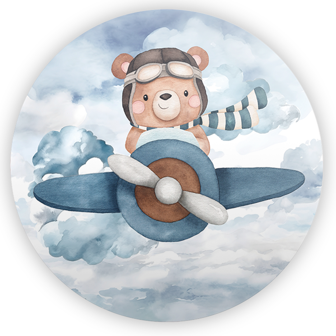 Kit decoração urso aviador