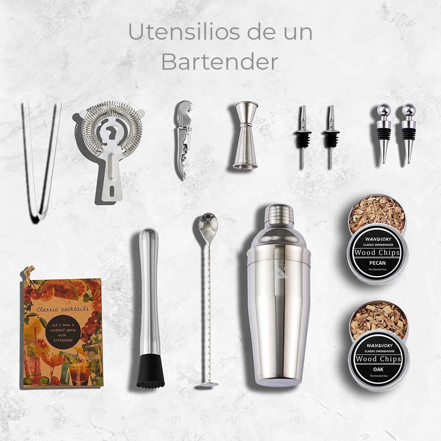 utensilios para bar