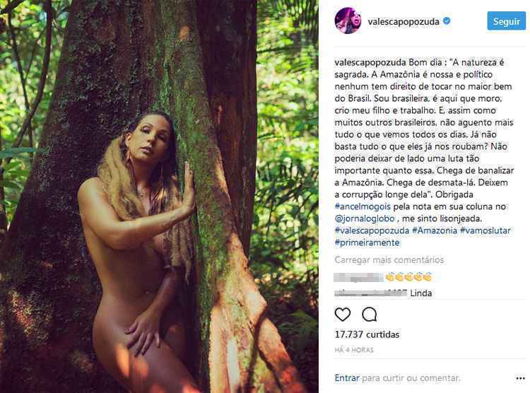 5 ideias de títulos:
1. Valesca Popozuda: A ousadia e o protesto nas redes sociais.
2. O impacto das declarações de Valesca Popozuda sobre machismo e nudez.
3. Valesca Popozuda: Da música ao ativismo