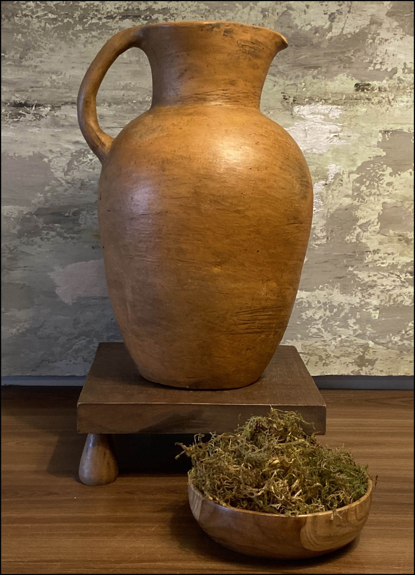 Vaso de Barro Esbranquiçado