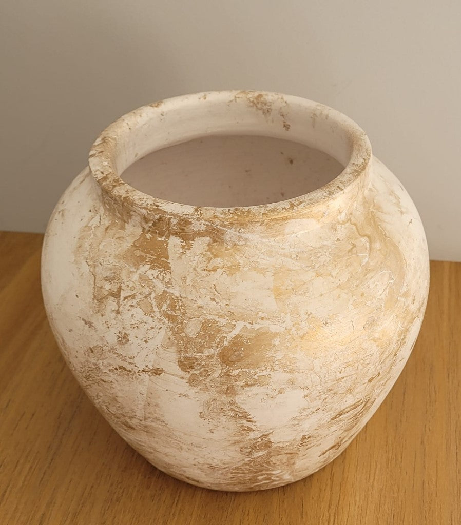 Vaso de Barro Moringa Clara