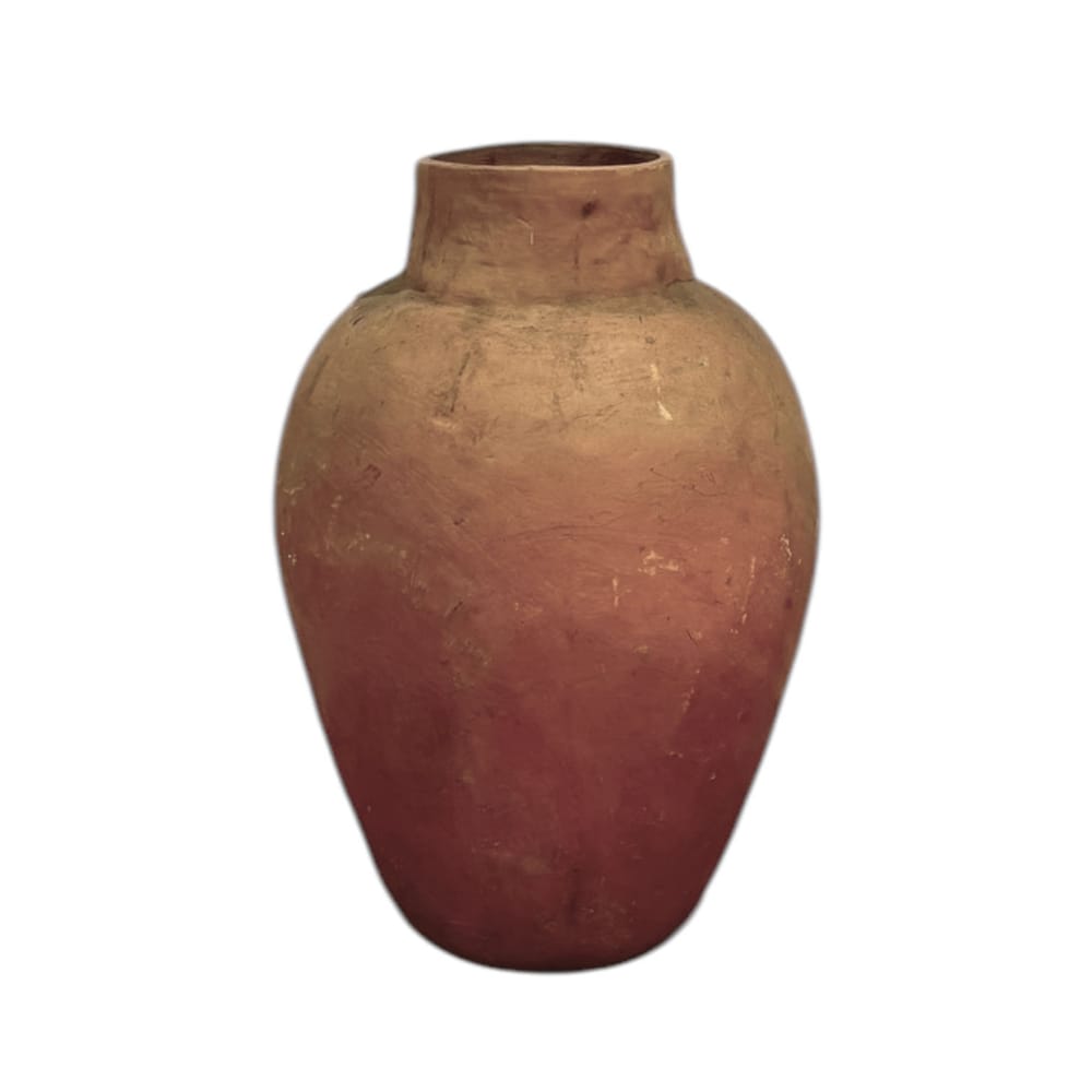 Vaso de Barro Pedrinha Coral