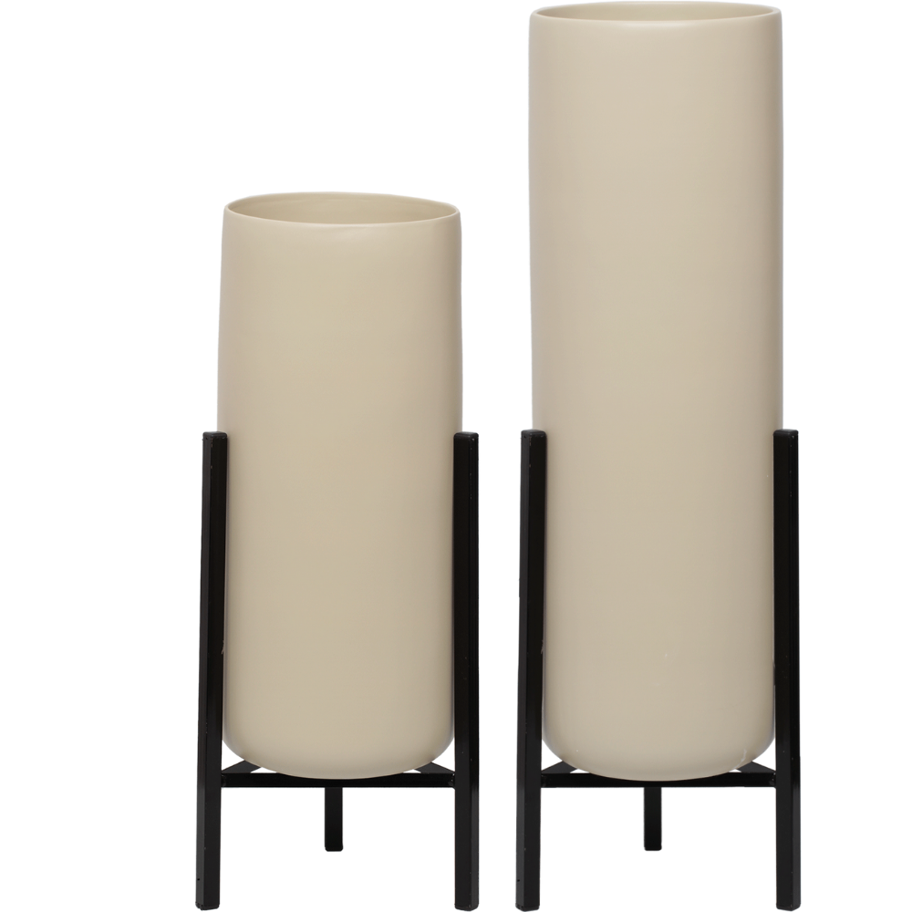vaso de polietileno grande para sala