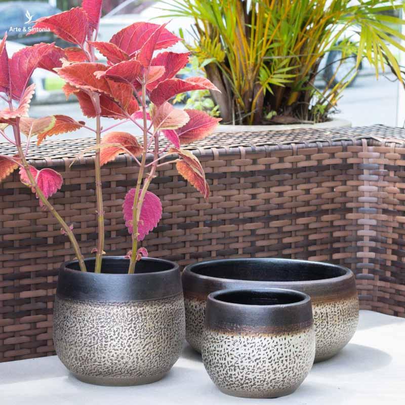 vasos de terracota