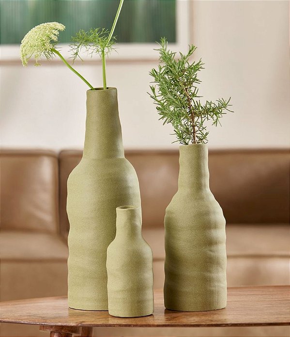 conjuntos de vasos (trios, duplas)