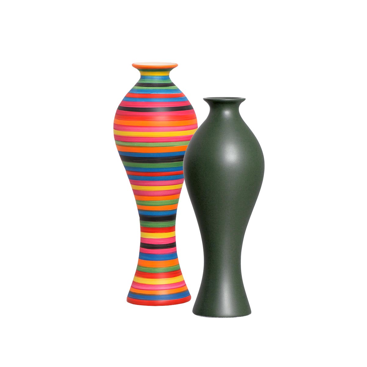 vasos de vidro para sala