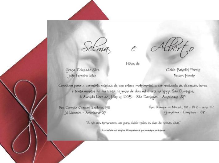 versículos bíblicos vs. frases românticas para convite de casamento