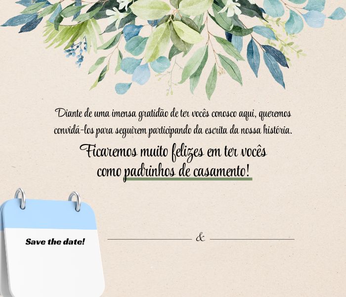 custo de convites com versículos bíblicos personalizados