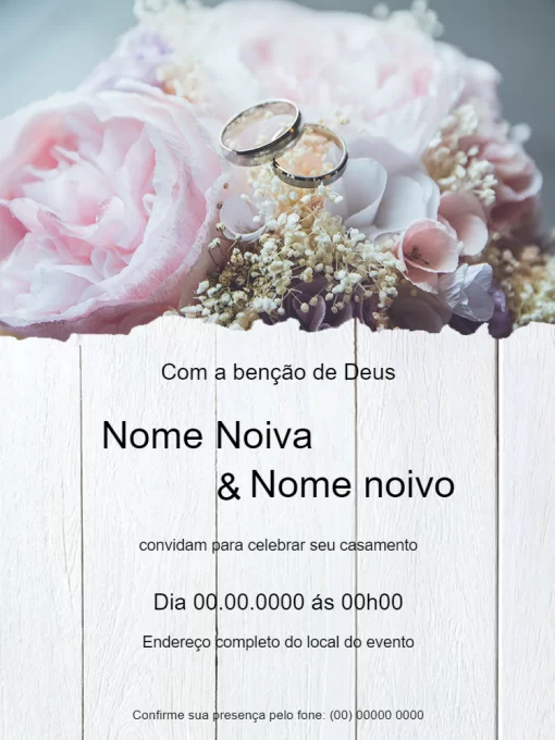 versículos bíblicos vs. frases românticas para convite de casamento
