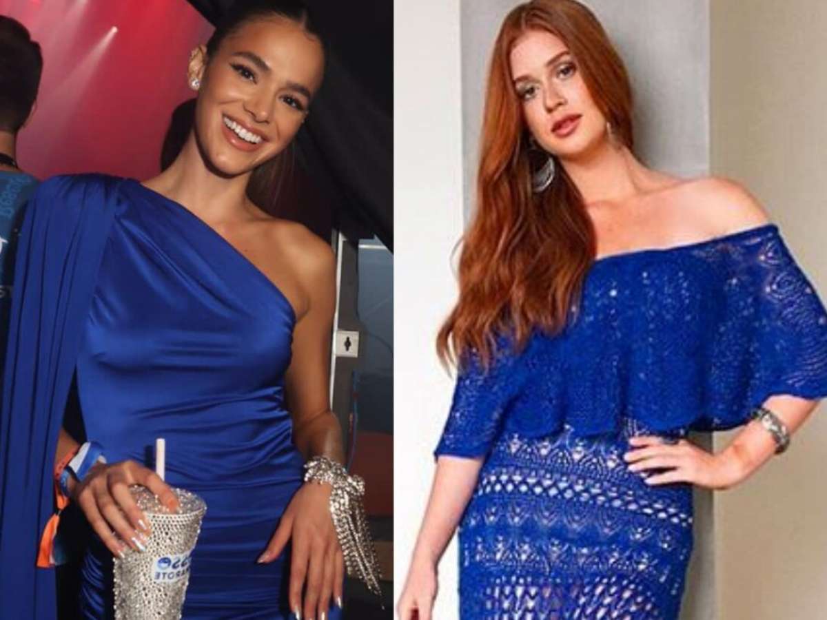vestido azul royal curto