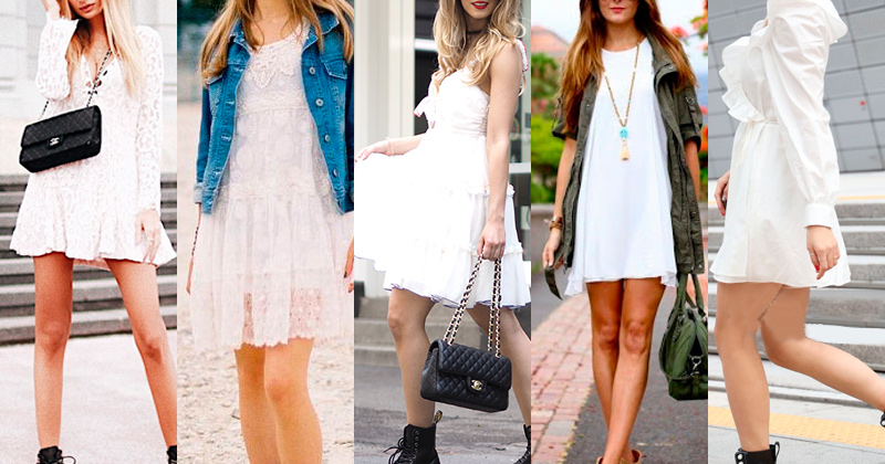 10 looks vestido com bota branca para arrasar