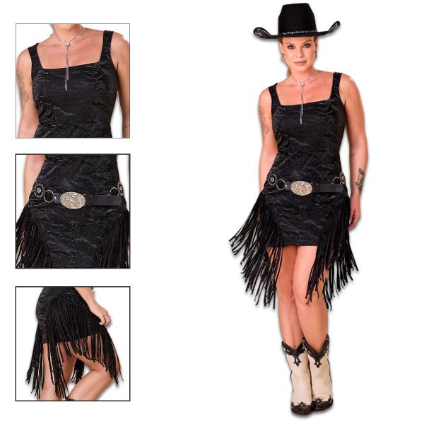 vestido xadrez com bota country