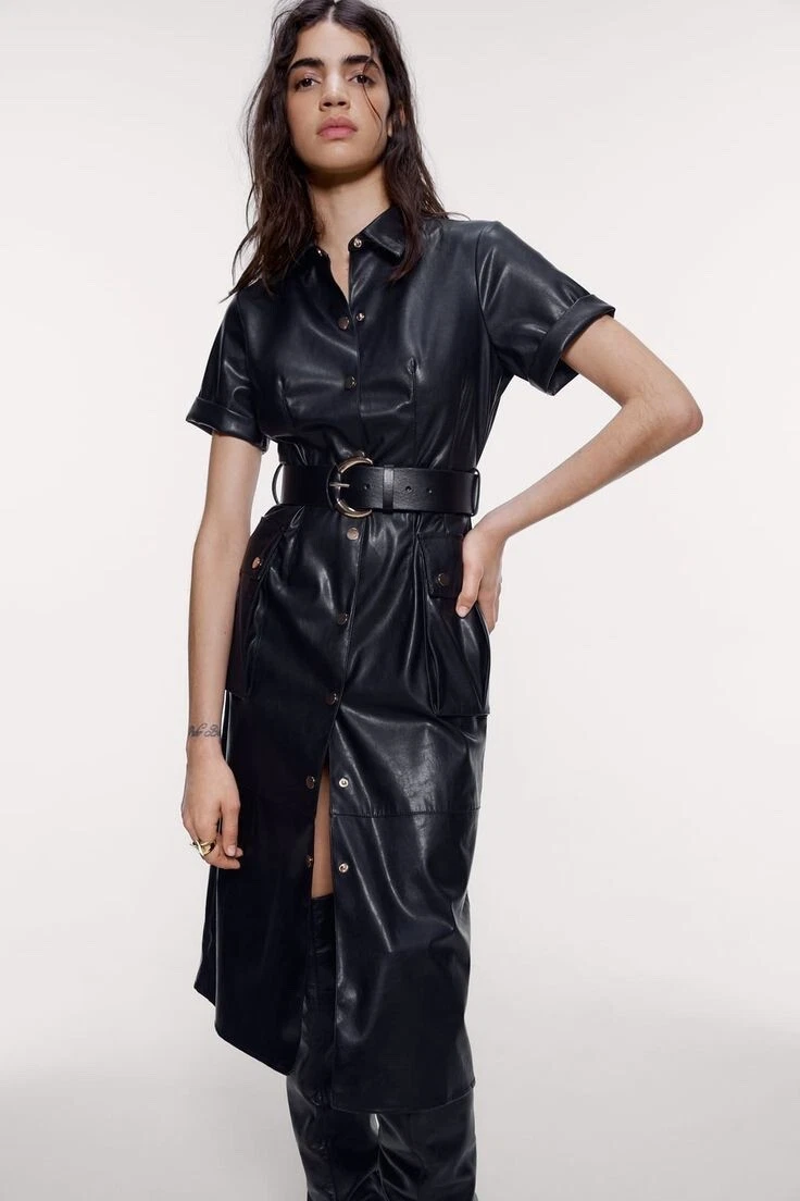 Guia Completo: Como Escolher Seu Vestido de Couro Zara (Legítimo vs. Efeito Pele); Vestido Midi de Couro Zara: 5 Looks Versáteis para Todas as Ocasiões; Onde Encontrar Vestidos de Couro Zara de Coleções Anteriores (Enjoei e Outras Plataformas); Dicas de Estilo: Como Combinar Seu Vestido de Efeito Pele Zara para o Dia a Dia e Eventos; Vestido de Couro Preto Zara: Um Clássico Atemporal no Guarda-Roupa Feminino