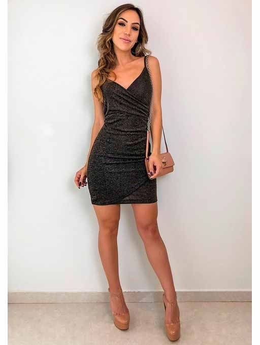 look de festa curto
