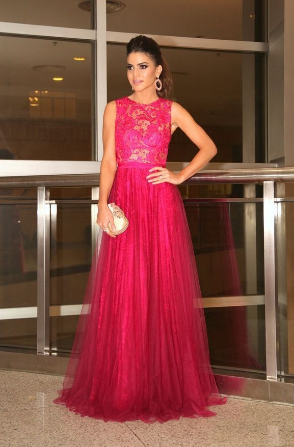 vestido de festa longo com paetês