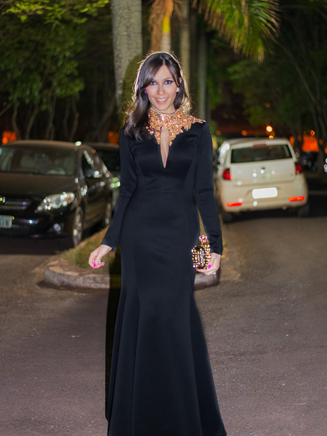 vestido de festa longo azul celeste