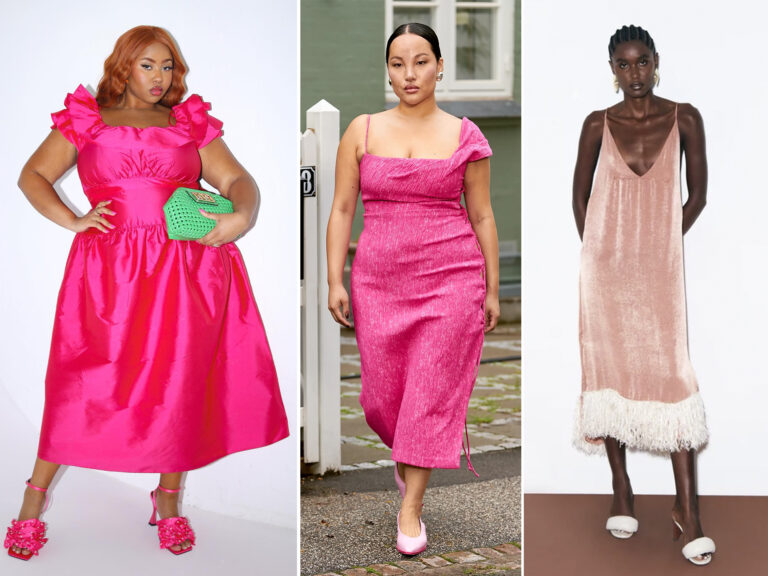 vestido de festa pink