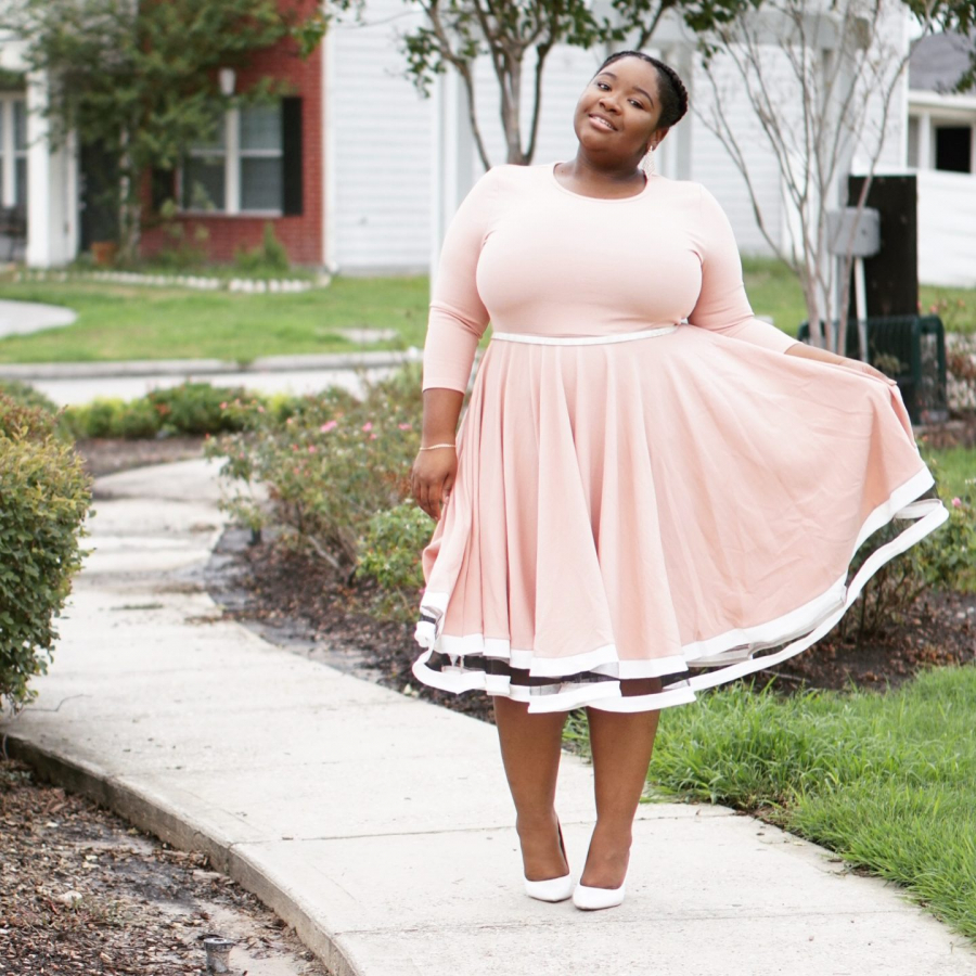 vestido de festa plus size em tule
