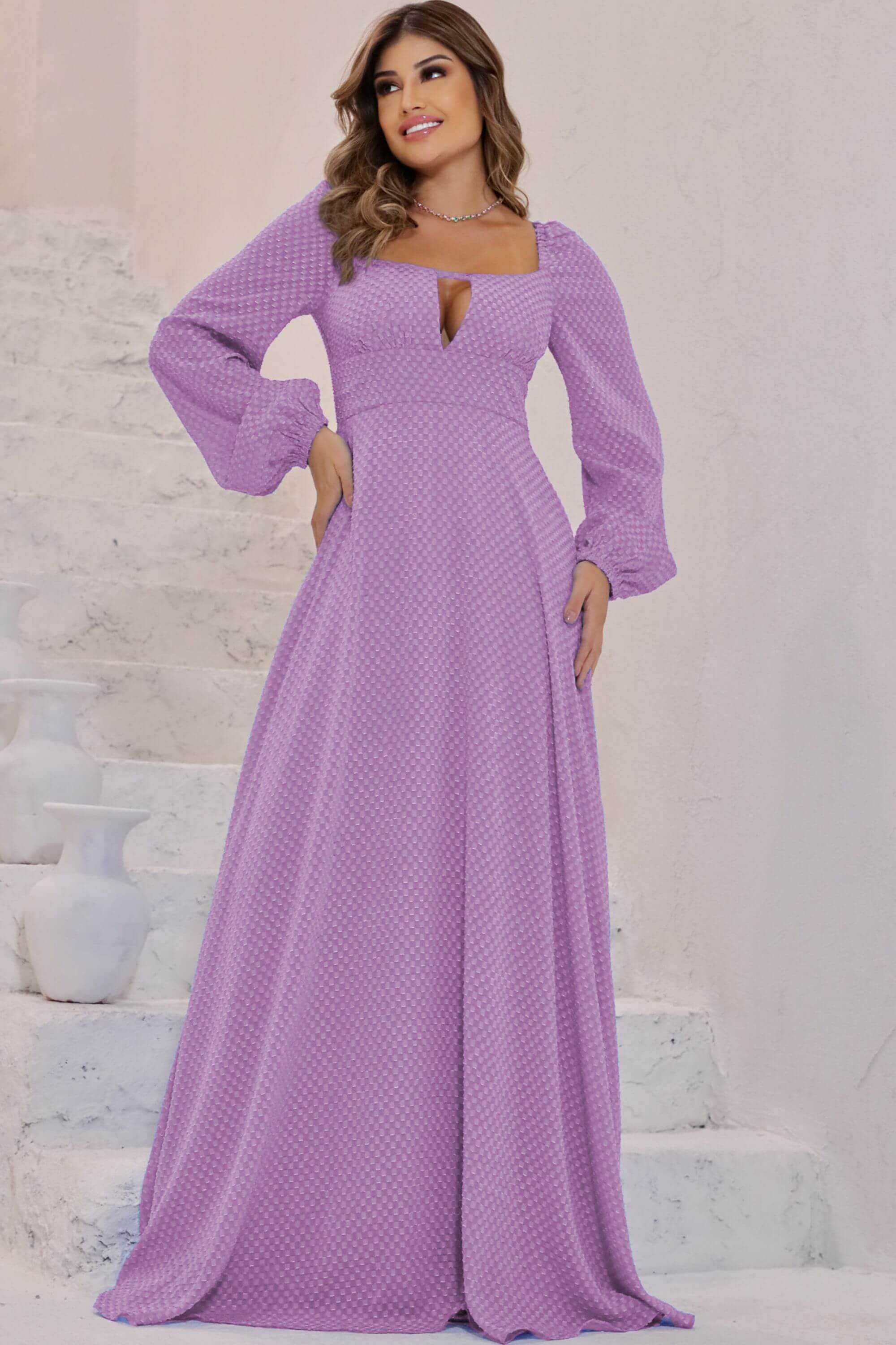 vestido madrinha roxo uva