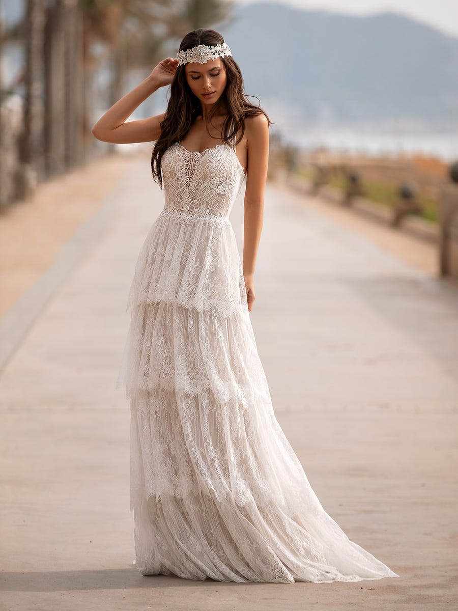 vestido de noiva boho chic