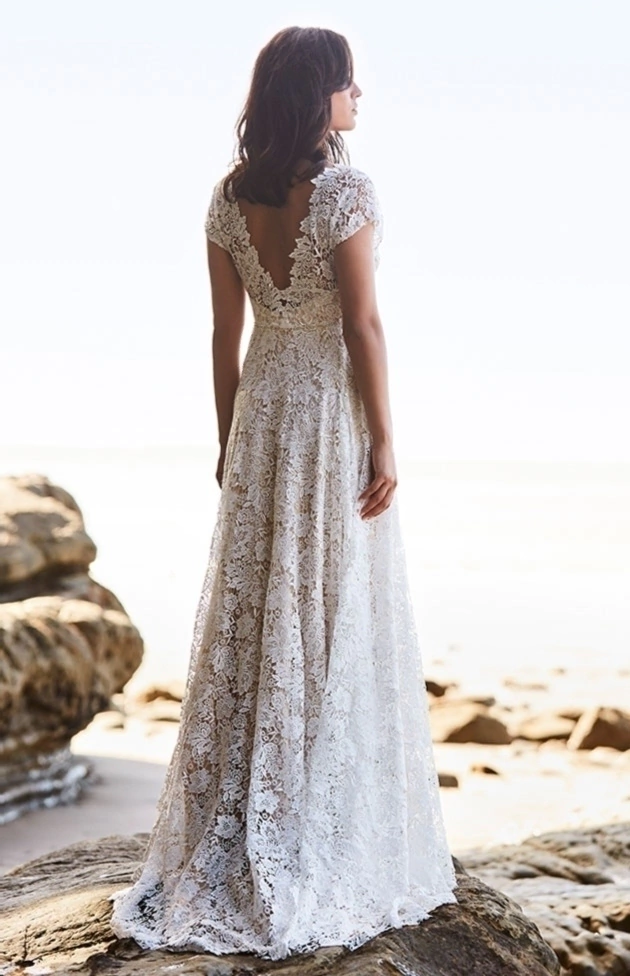 vestido de noiva boho com tule
