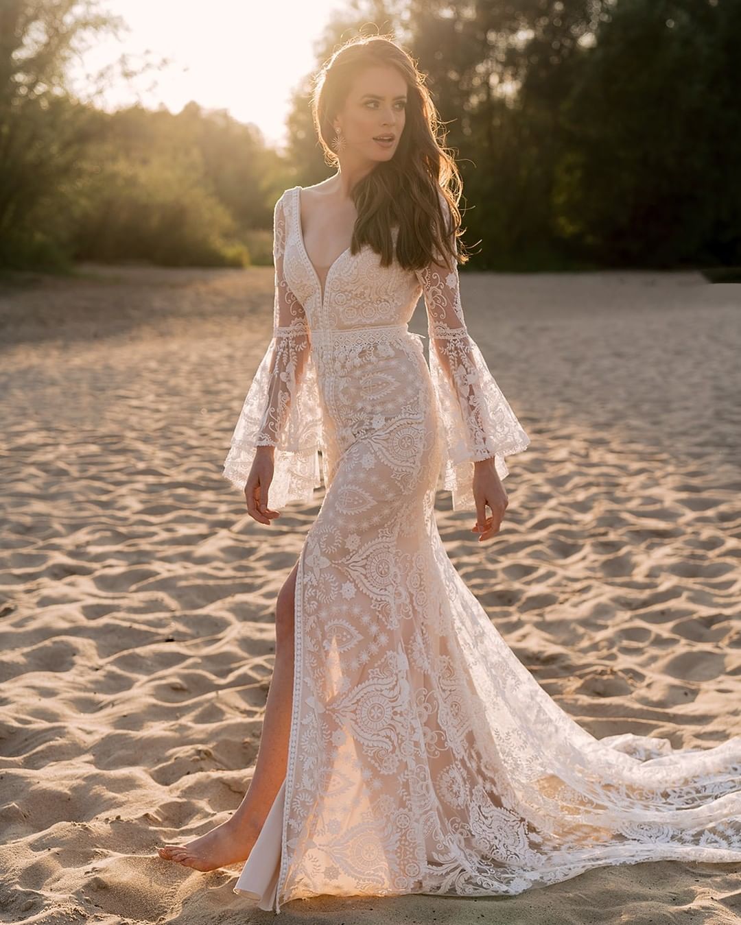 vestido de noiva boho praia
