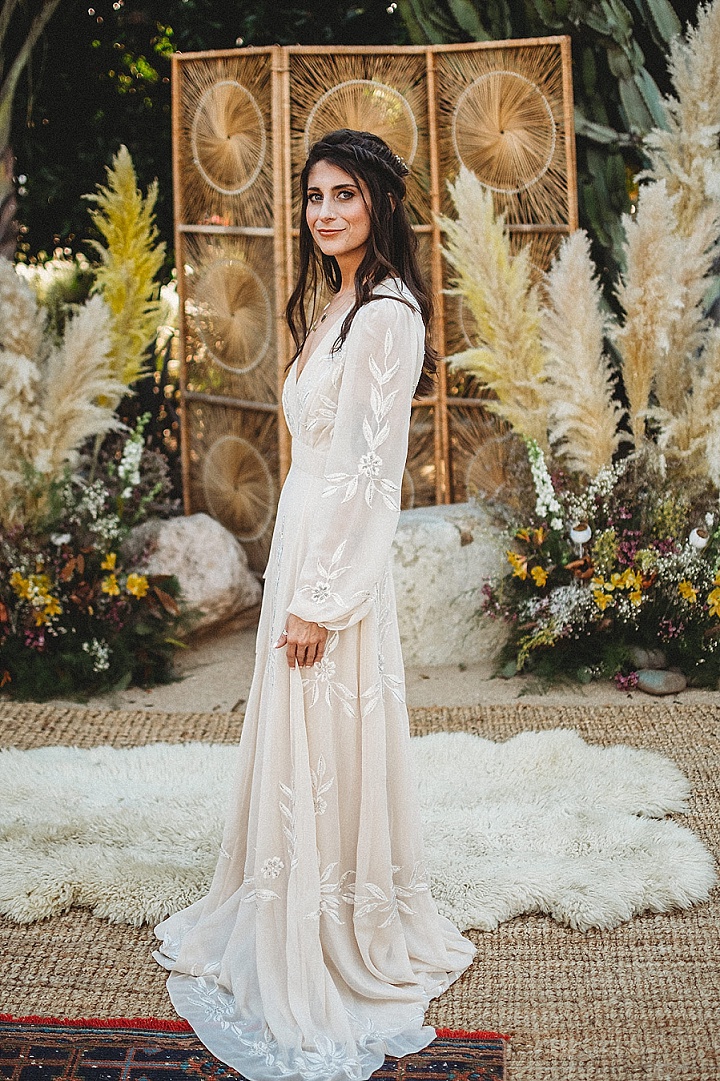 vestido de noiva boho curto