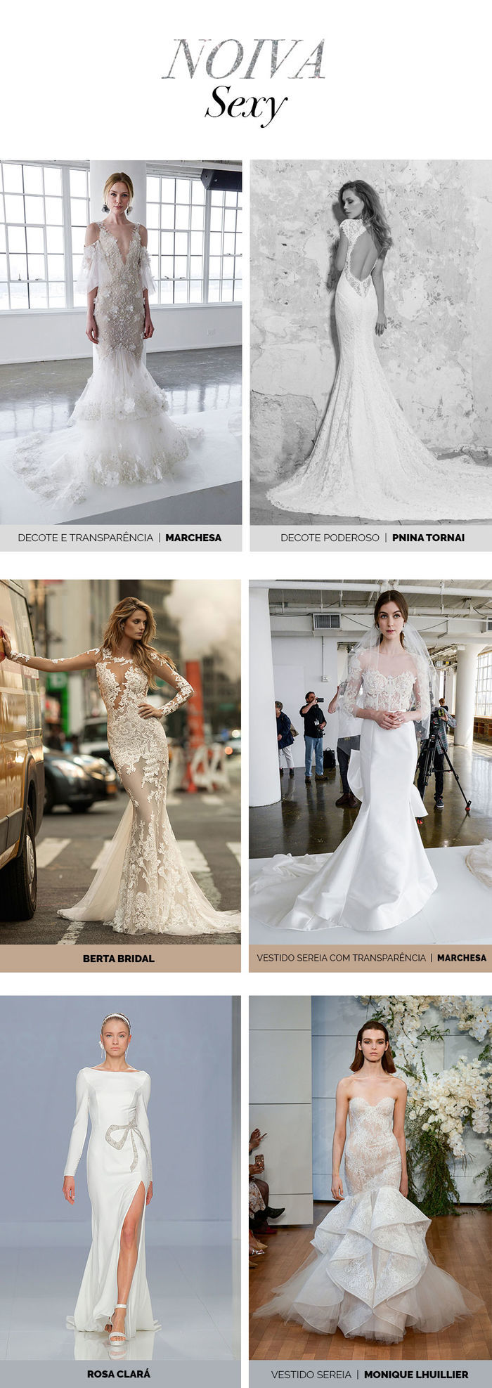 vestido de noiva gola alta