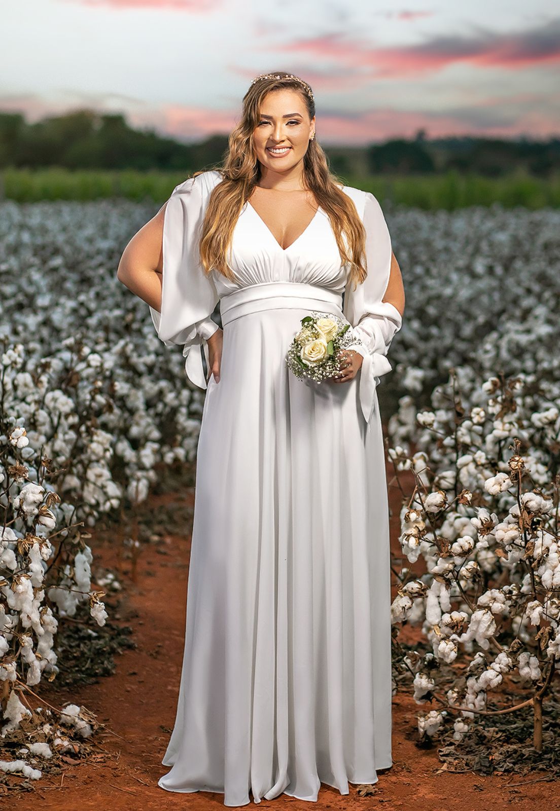vestido de noiva plus size casamento civil