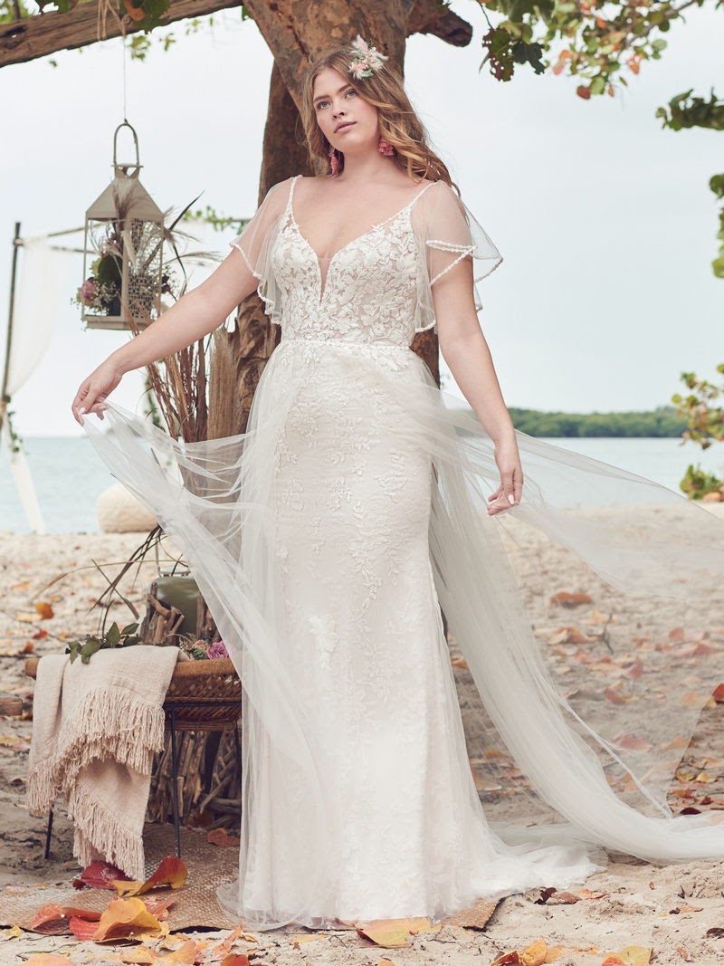 vestido de noiva plus size casamento na praia
